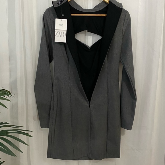 ✨NWT | Zara | Cut out houndstooth dress - Picture 6 of 7